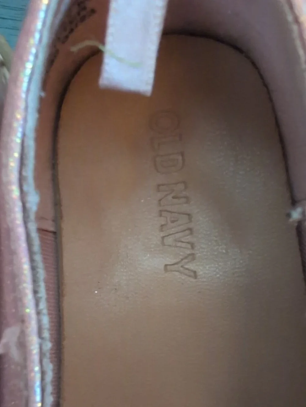 Old Navy Pink Glitter Mary Jane Dress Shoes
